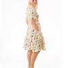 Mekko "Kai", lyhyet suorat hihat, vaaleankeltainen - Image 3