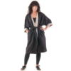 Kimono "Kristi", must halli voodriga - Image 4