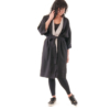 Kimono "Kristi", must halli voodriga